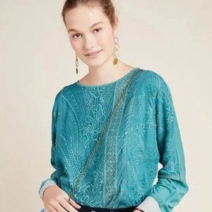 Anthropologie TINY "Kate" Embroidered Top NWT
